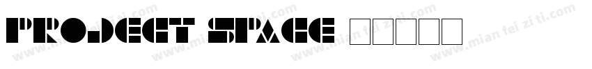 project space字体转换